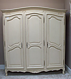 french provencal style 3 door armoire